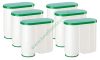 6 db FilterLogic CFL-903B kávéfőzőszűrő vízlágyító - Philips Aquaclean CA6903/10 / Saeco AquaClean CA6903/00 vízszűrő helyett